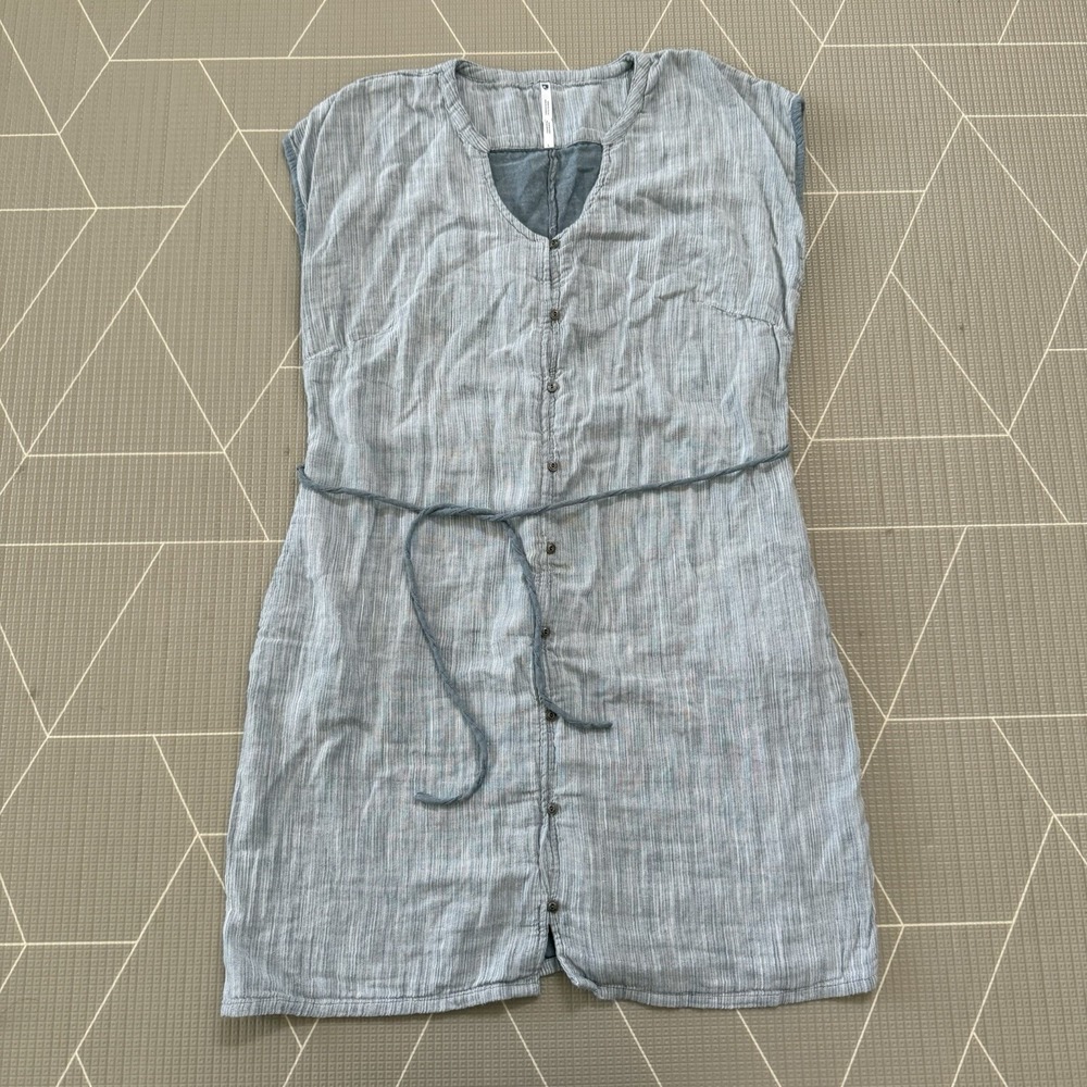 Kuhl Women's Riviera Dress Size Large Blue Cotton